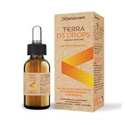 Genecom Terra D3 Drops Υγεία των Οστών & το Ανοσοσποιητικό Σύστημα 30ml | Κρυολόγημα - Αγορά Online
