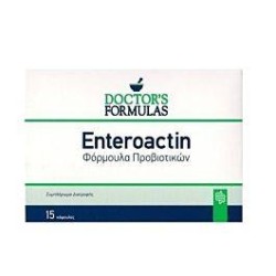 DOCTOR'S FORMULAS Enteroactin Φόρμουλα Προβιοτικών 15caps | Χωρίς Ντροπή - Αγορά Online