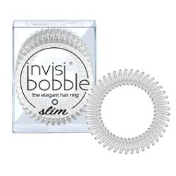 Invisibobble Λαστιχάκια Μαλλιών Slim Crystal Clear 3Τμχ