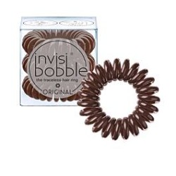 Invisibobble Λαστιχάκια Μαλλιών Original Pretzel Brown 3Τμχ