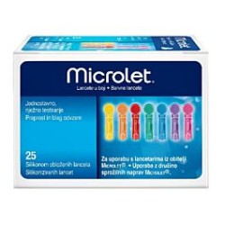 Bayer Microlet Βελόνες Χρωματιστές 25 Τμχ | Συσκεύες - Αναλώσιμα - Αγορά Online