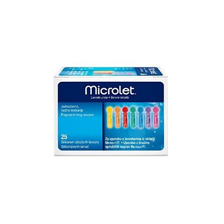 Bayer Microlet Βελόνες Χρωματιστές 25 Τμχ | Συσκεύες - Αναλώσιμα - Αγορά Online