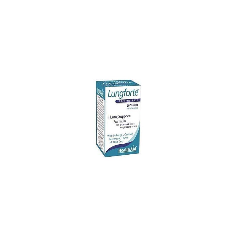 HEALTH AID Lungforte 30 Tablets | Εξειδικευμένες Φόρμουλες - Αγορά Online