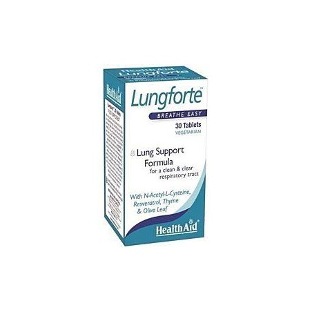 HEALTH AID Lungforte 30 Tablets | Εξειδικευμένες Φόρμουλες - Αγορά Online