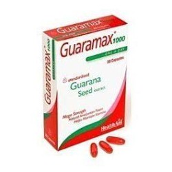 HEALTH AID Guaramax™ Guarana 1000mg capsules 30's -blister | Εξειδικευμένες Φόρμουλες - Αγορά Online