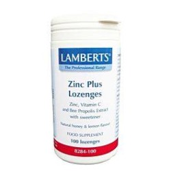 LAMBERTS Zinc Plus Lozenges 100loz. | Μέταλλα - Ιχνοστοιχεία - Αγορά Online