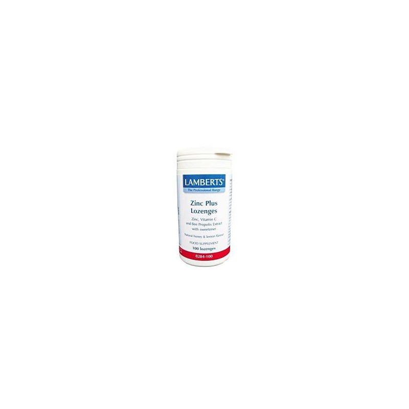LAMBERTS Zinc Plus Lozenges 100loz. | Μέταλλα - Ιχνοστοιχεία - Αγορά Online