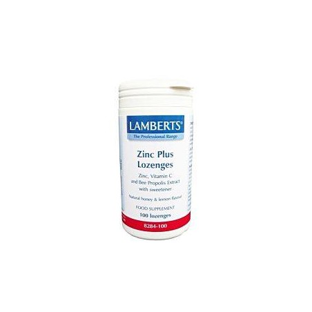 LAMBERTS Zinc Plus Lozenges 100loz. | Μέταλλα - Ιχνοστοιχεία - Αγορά Online