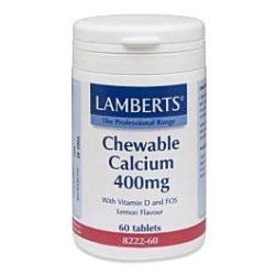 LAMBERTS Chewable Calcium 400mg 60tabs | Μέταλλα - Ιχνοστοιχεία - Αγορά Online