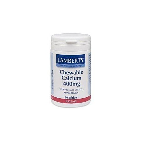 LAMBERTS Chewable Calcium 400mg 60tabs | Μέταλλα - Ιχνοστοιχεία - Αγορά Online