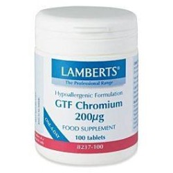 LAMBERTS Gtf Chromium 200mcg 100caps | Μέταλλα - Ιχνοστοιχεία - Αγορά Online