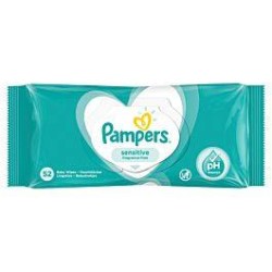 PAMPERS Sensitive Μωρομάντηλα 52 Μωρομάντηλα | PAMPERS | Online Φαρμακείο