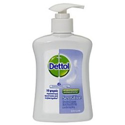 DETTOL Αντιβακτηριδιακό Κρεμοσάπουνο Sensitive 250ml | Κρυολόγημα - Αγορά Online