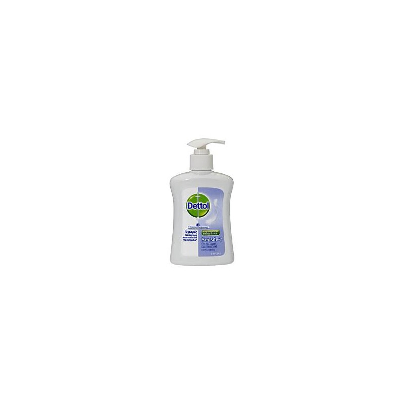 DETTOL Αντιβακτηριδιακό Κρεμοσάπουνο Sensitive 250ml | Κρυολόγημα - Αγορά Online