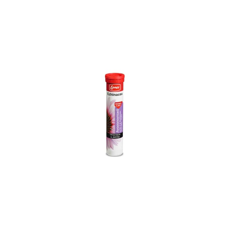 Lanes Echinacea with Vitamin C, 20 effervescent tablets