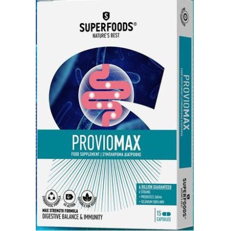 SuperFoods Proviomax 15Caps | Χωρίς Ντροπή - Αγορά Online