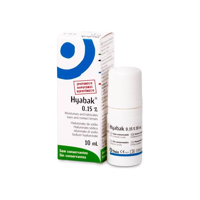 Hyabak Οφθαλμικές Σταγόνες 0.15% 10ml | Μάτια - Αγορά Online