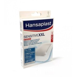 HANSAPLAST Med Sensitive Επιθέματα XXL με Αντιβακτηριδιακή Δράση 8cm X 10cm 5Τμχ | Πρώτες Βοήθειες - Αγορά Online