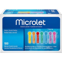 Bayer Microlet Βελόνες Χρωματιστές 100 Τμχ | Συσκεύες - Αναλώσιμα - Αγορά Online