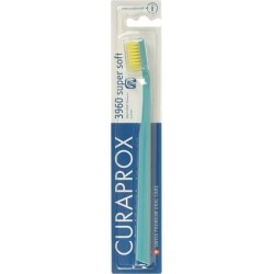 Curaprox Οδοντόβουρτσα CS 3960 Super Soft Τιρκουάζ - Κίτρινο 1Τμχ - Οδοντόβουρτσα | Στοματική Υγιεινή