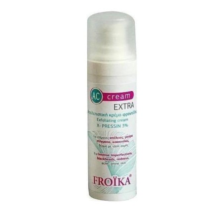 Froika AC Cream Extra Απολεπιστική Κρέμα Φροντίδας του δέρματος με ατέλειες & τάσης ακμής, 30ml