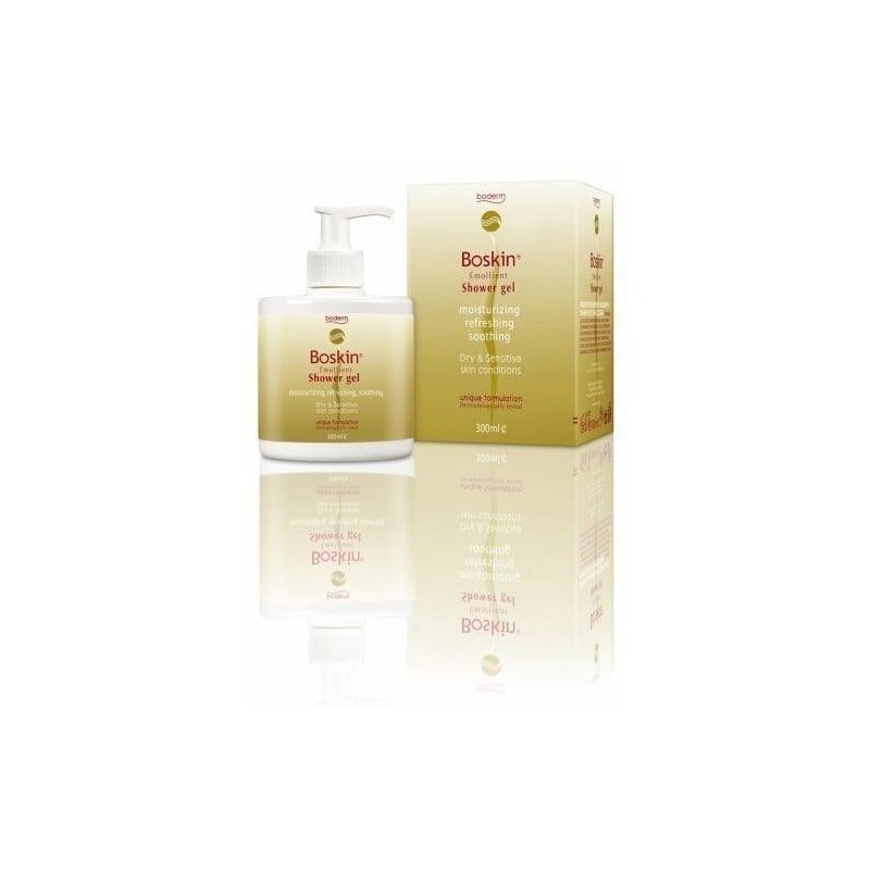 Boderm Boskin Shower Gel Καθαριστικό Σώματος για την Περιποίηση της Ατοπικής & με Δερματικά Προβλήματα Επιδερμίδας, 300ml