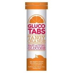 Glucotabs Tangy Orange Ταμπλέτες Γλυκόζης με γεύση πορτοκάλι, 10 tabs | Εξειδικευμένες Φόρμουλες - Αγορά Online