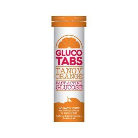 Glucotabs Tangy Orange Ταμπλέτες Γλυκόζης με γεύση πορτοκάλι, 10 tabs | Εξειδικευμένες Φόρμουλες - Αγορά Online