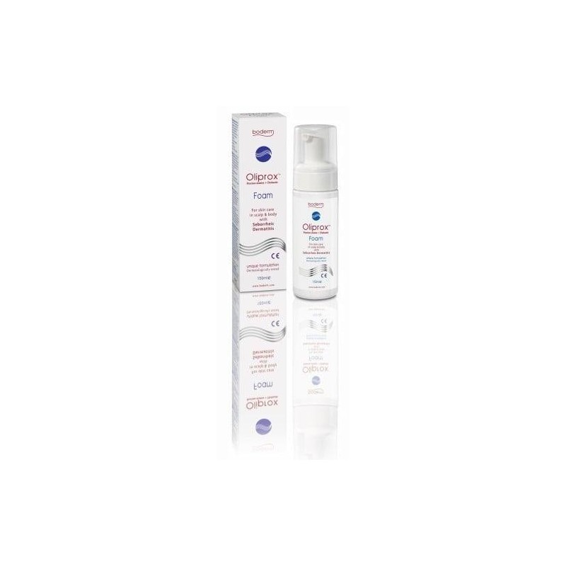 Boderm Oliprox Foam Αφρός Καθαρισμού για την Αντιμετώπιση της Σμηγματορροϊκής Δερματίδας στο Σώμα & στο Κεφάλι, 150ml