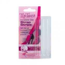 Carnation TipToes Invisible Gel Strap Strips, 4 τεμάχια