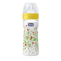 Chicco Well Being Μπιμπερό 2m+ Κανονικής Ροής, με Θηλή Σιλικόνης, 250ml | Chicco | Online Φαρμακείο