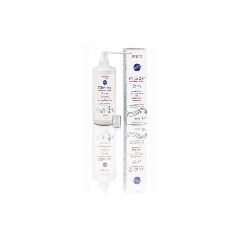 Boderm Oliprox Spray Εκνέφωμα για την Αντιμετώπιση της Σμηγματορροϊκής Δερματίδας στο Τριχωτό της Κεφαλής & στο Σώμα, 150ml