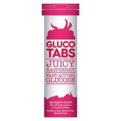 Glucotabs Juicy Rasberry Ταμπλέτες Γλυκόζης με γεύση βατόμουρο, 10 tabs | Εξειδικευμένες Φόρμουλες - Αγορά Online