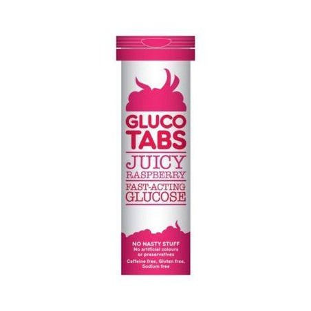 Glucotabs Juicy Rasberry Ταμπλέτες Γλυκόζης με γεύση βατόμουρο, 10 tabs | Εξειδικευμένες Φόρμουλες - Αγορά Online