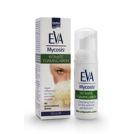 Intermed Eva Mycosis Intimate Foaming Wash Αφρός Καθαρισμού για την Ευαίσθητη Περιοχή, 50ml | Χωρίς Ντροπή - Αγορά Online