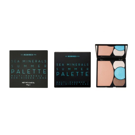 Korres Blue Waves Παλέτα Πολλαπλών Χρήσεων με Bronzer & Σκιές Ματιών, 13g