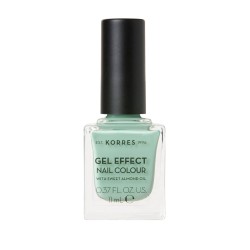 Korres Gel Effect Nail Colour Limited Edition No.35 Mint Green Βερνίκι Νυχιών Απόχρωση Φυστικί, 11ml