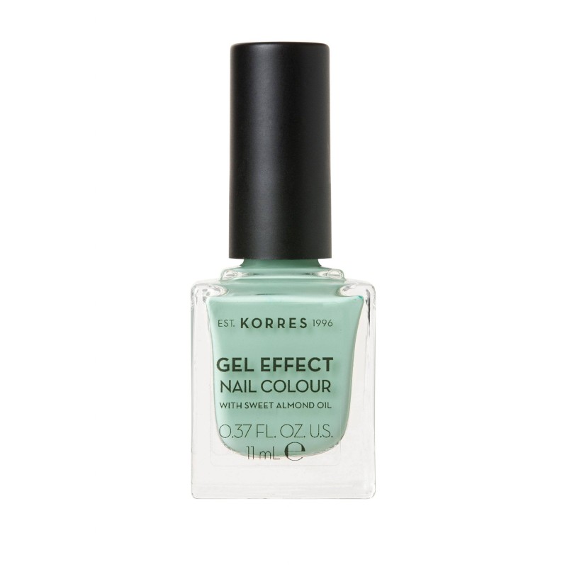 Korres Gel Effect Nail Colour Limited Edition No.35 Mint Green Βερνίκι Νυχιών Απόχρωση Φυστικί, 11ml