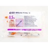 BD Micro-Fine + 8mm, Αποστειρωμένες Σύριγγες Ινσουλίνης 30G 10 x 0,5ml | Συσκεύες - Αναλώσιμα - Αγορά Online