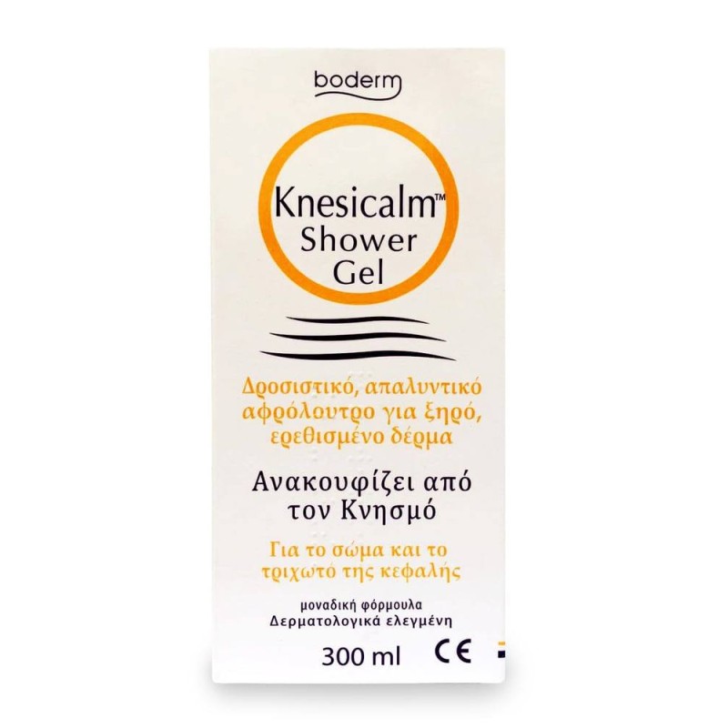 Boderm Knesicalm Shower Gel Απαλυντικό Αφρόλουτρο για την Αντιμετώπιση του Κνησμού στο Σώμα & στο Κεφάλι, 300ml