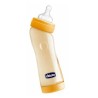 Chicco First Angled 0m+, Πλαστικό Μπιμπερό για Νεογέννητο, με κλίση & θηλή σιλικόνης. Κανονική Ροή & Βαλβίδα για την μείωση των 