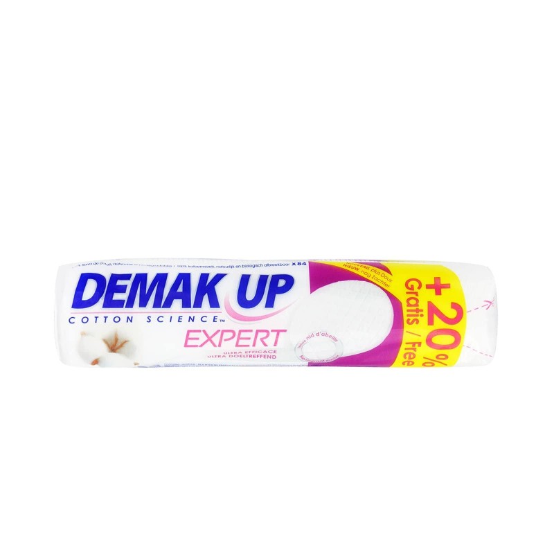 DEMAK'UP Expert Round Discs Δίσκοι Ντεμακιγιάζ +20% Επιπλέον Προϊόν, 84τεμάχια