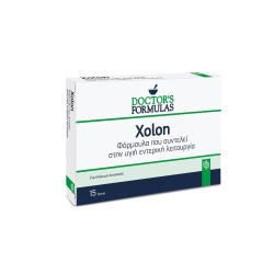 Doctor's Formulas Xolon 750mg Δραστική Φυτική Φόρμουλα για την καταπολέμηση της Δυσκοιλιότητας, 15 tabs | Εξειδικευμένες Φόρμουλ