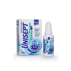 Intermed Unisept Buccal (Oromucosal) Drops, Σταγόνες Στόματος για Καθαρισμό, Επούλωση & Ανακούφιση Ελκών & Πληγών, 30 ml - Προϊό