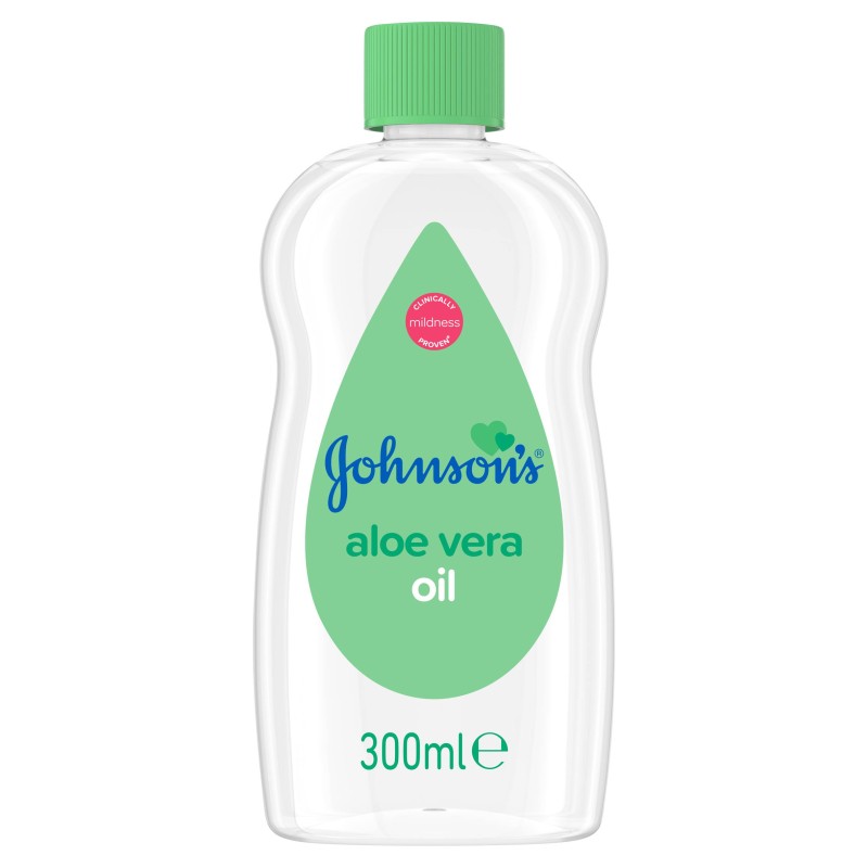 Johnson's Baby Aloe Vera Oil Ενυδατικό Λάδι, 300ml