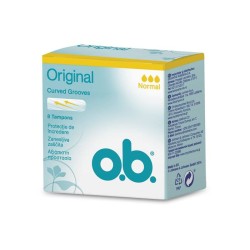 OB Original Normal Ταμπόν Μεσαίας Ροής, 8 τεμάχια | Χωρίς Ντροπή - Αγορά Online
