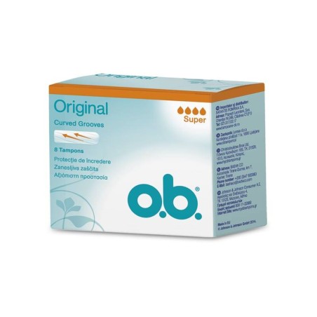OB Original Super Ταμπόν Υψηλής Ροής, 8 τεμάχια | Χωρίς Ντροπή - Αγορά Online