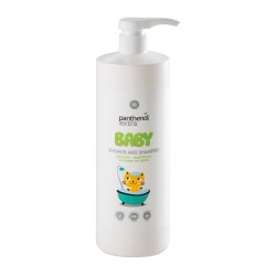 Panthenol Extra Baby 2 in 1 Shampoo & Bath Σαμπουάν - Αφρόλουτρο για βρέφη & παιδιά, 1lt