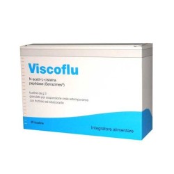 Pharmaline Viscoflu Συμπλήρωμα Διατροφής για την αποτελεσματική Βλεννολυτική δράση για την ευεξία των Αεραγωγών, 20 sachets | Πο