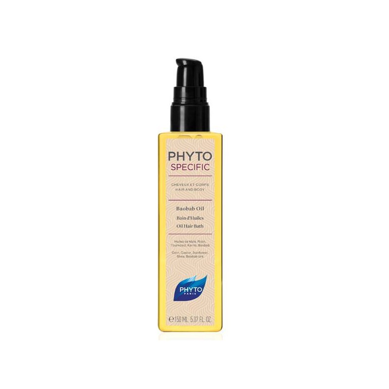 Phyto Specific Baobab Oil Hair Bath, Λάδι Μαλλιών Με Καστορέλαιο, 150ml